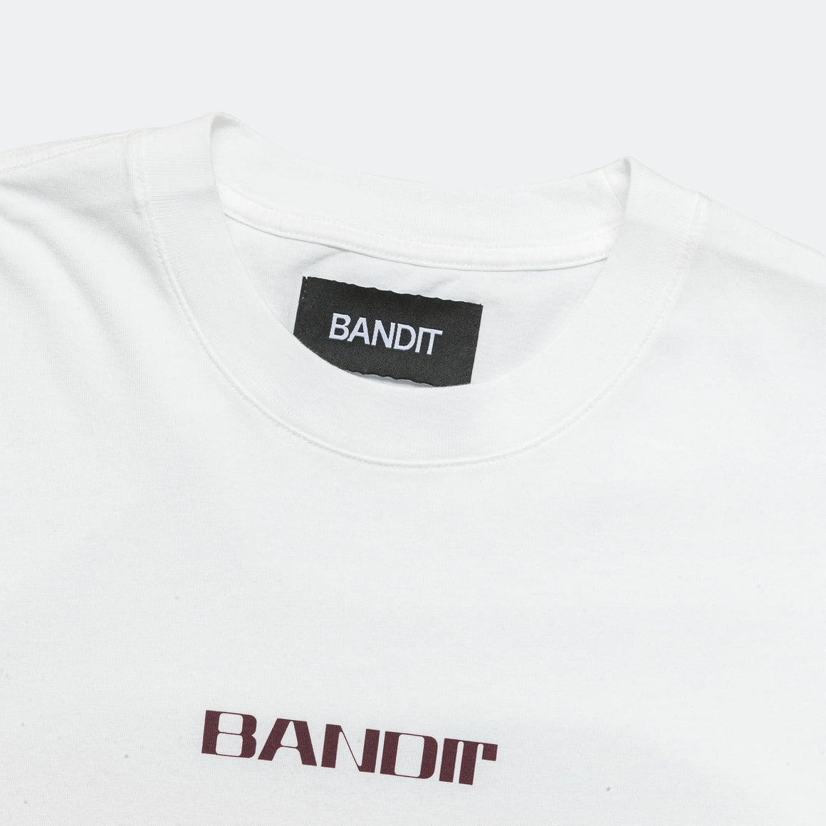 Bandit Running - Landscape Cotton Tee - White - Up There Athletics
