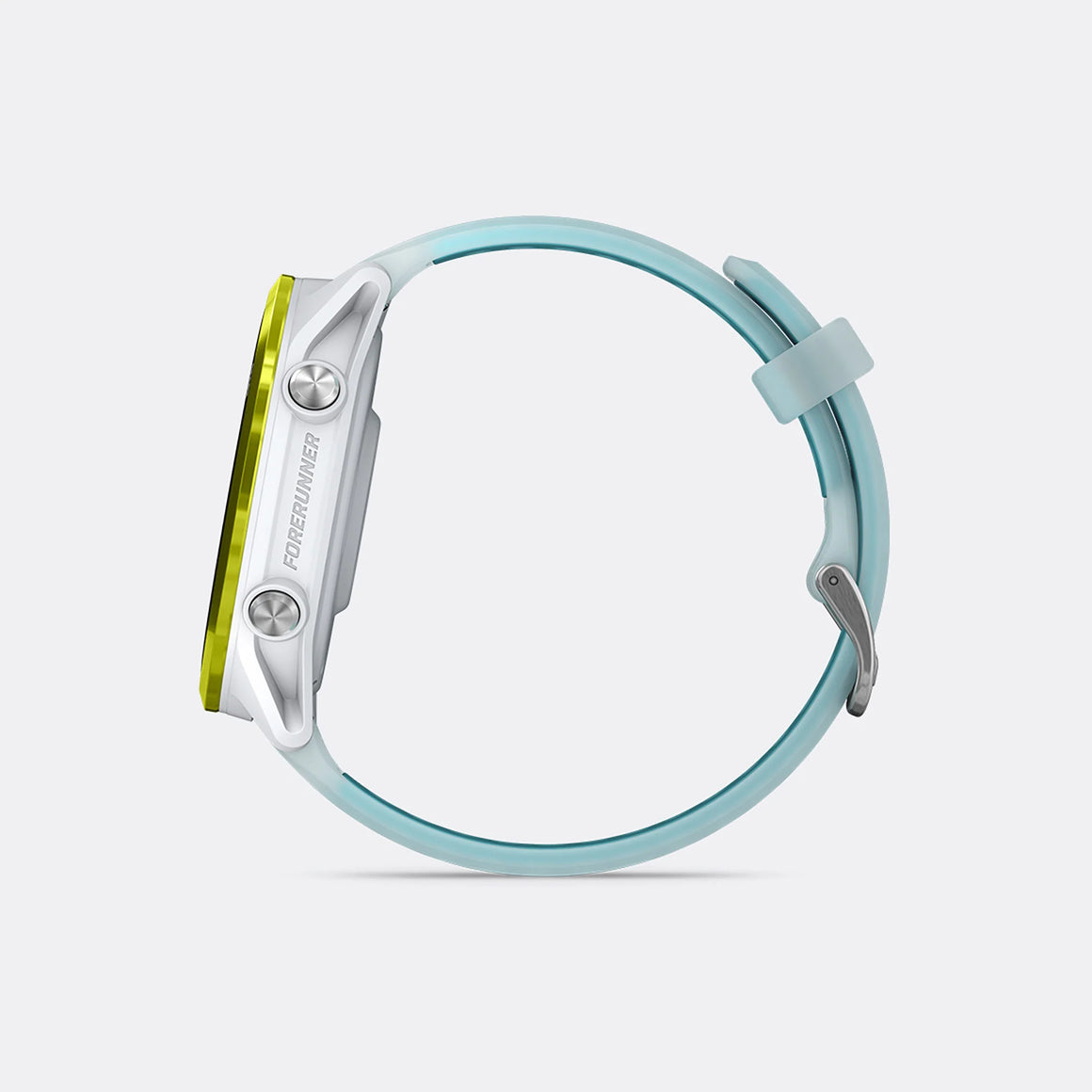 Garmin - Forerunner 570 - 47mm - Amp Yellow Aluminum w/Translucent Whitestone-Turquoise Band - Up There Athletics