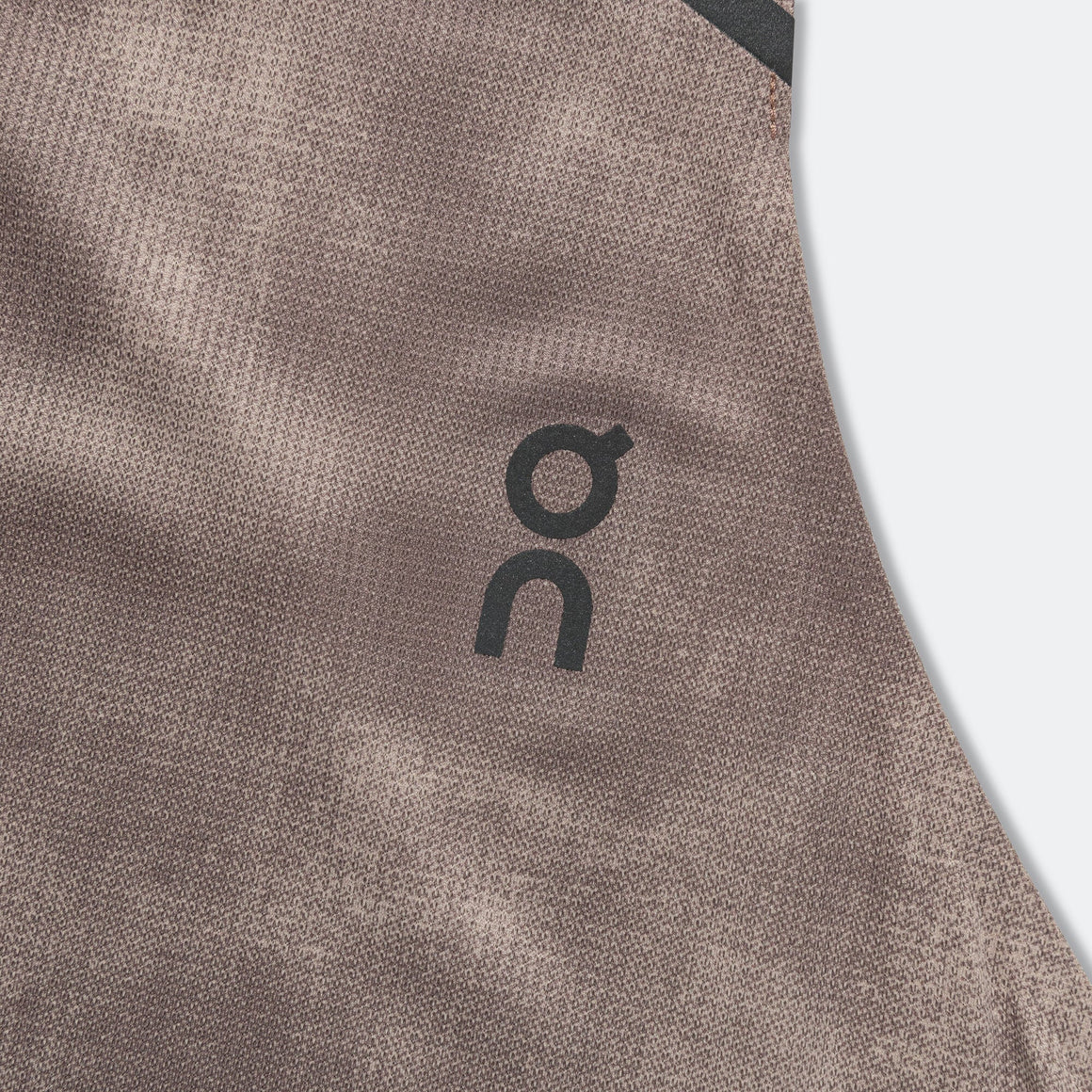 On Running - Womens Performance Tank AOP - Cinder/Black - Up There Athletics