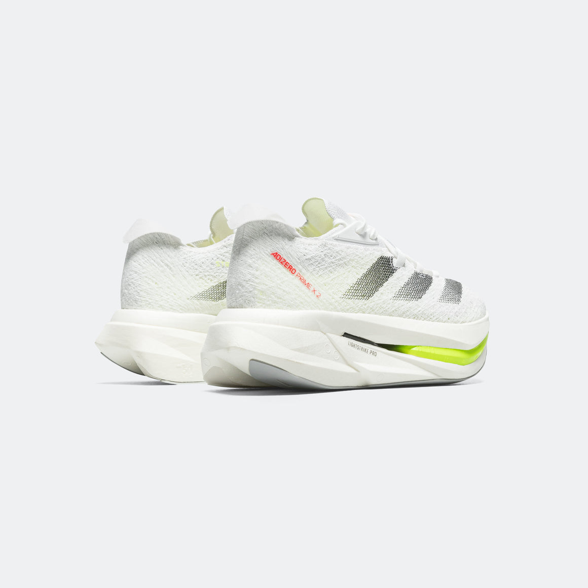 adidas - adizero Prime X 2 STRUNG - Cloud White/Core Black-Lucid Red - Up There Athletics