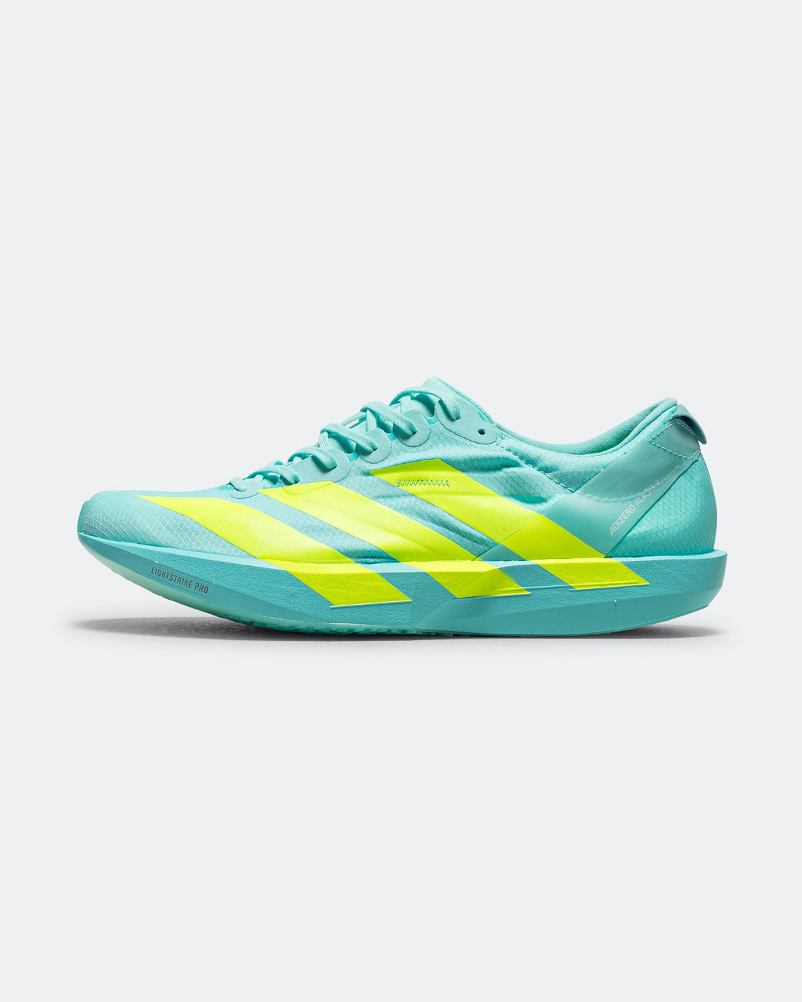 adidas - Mens Adizero Adios 9 - Flash Aqua/Lucid Lemon-Zero Metallic - Up There Athletics