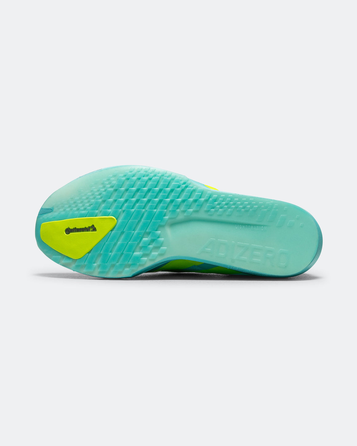 adidas - Mens Adizero Adios 9 - Flash Aqua/Lucid Lemon-Zero Metallic - Up There Athletics
