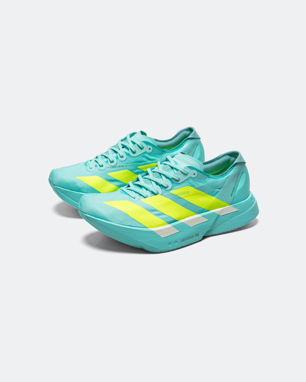 adidas - Mens Adizero Adios Pro 4 - Semi Flash Aqua/Lucid Lemon-Mint Ton - Up There Athletics
