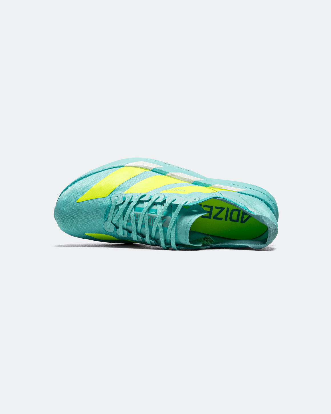 adidas - Mens Adizero Adios Pro 4 - Semi Flash Aqua/Lucid Lemon-Mint Ton - Up There Athletics