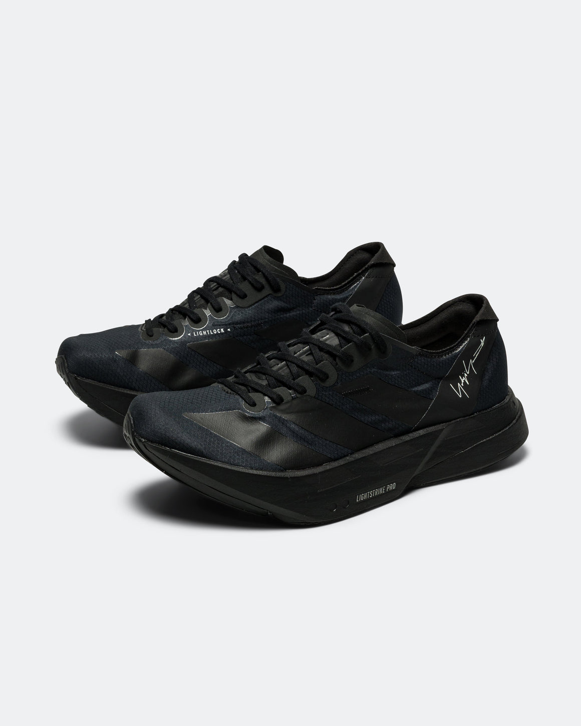 adidas - Mens Adizero Adios Pro 4 x Y-3 - Black/Black-Off-White - Up There Athletics