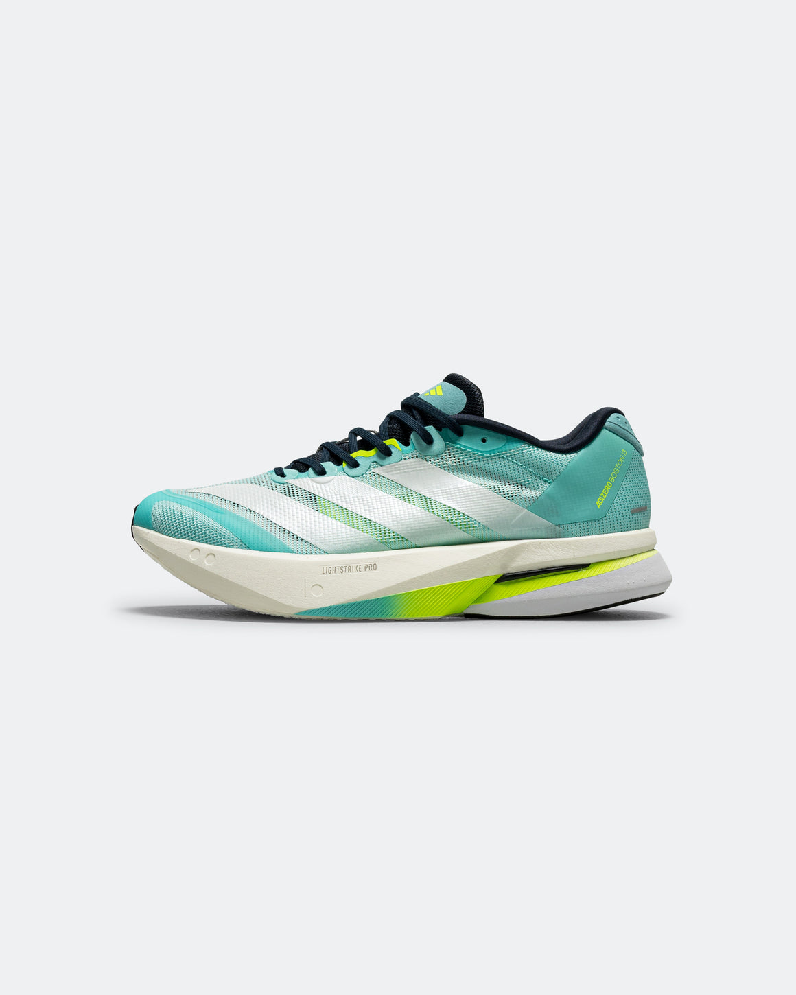 adidas - Mens Adizero Boston 13 - Flash Aqua/Cloud White-Lucid Lemon - Up There Athletics