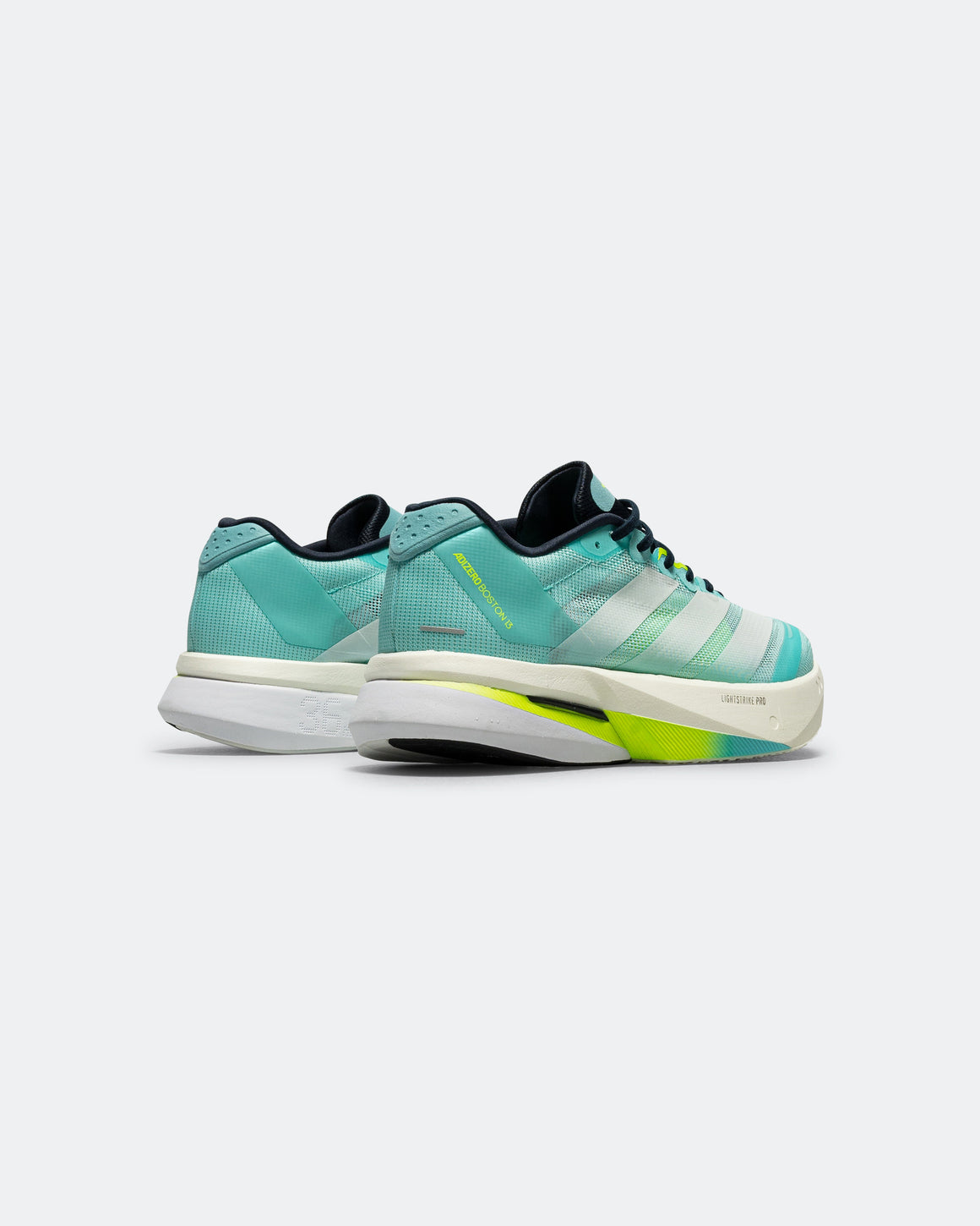 adidas - Mens Adizero Boston 13 - Flash Aqua/Cloud White-Lucid Lemon - Up There Athletics