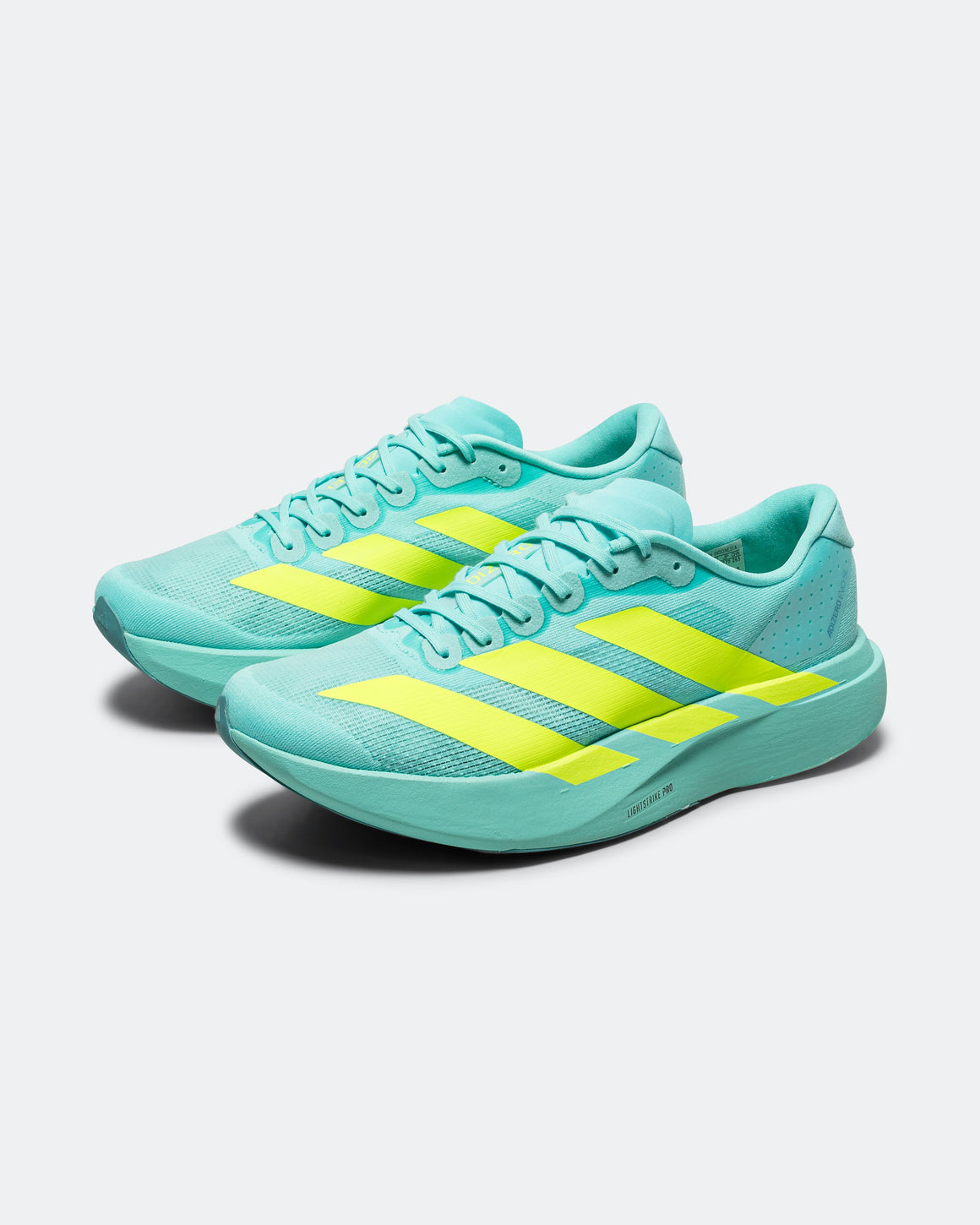 adidas - Mens Adizero Evo SL - Flash Aqua/Lucid Lemon-Mint Ton - Up There Athletics