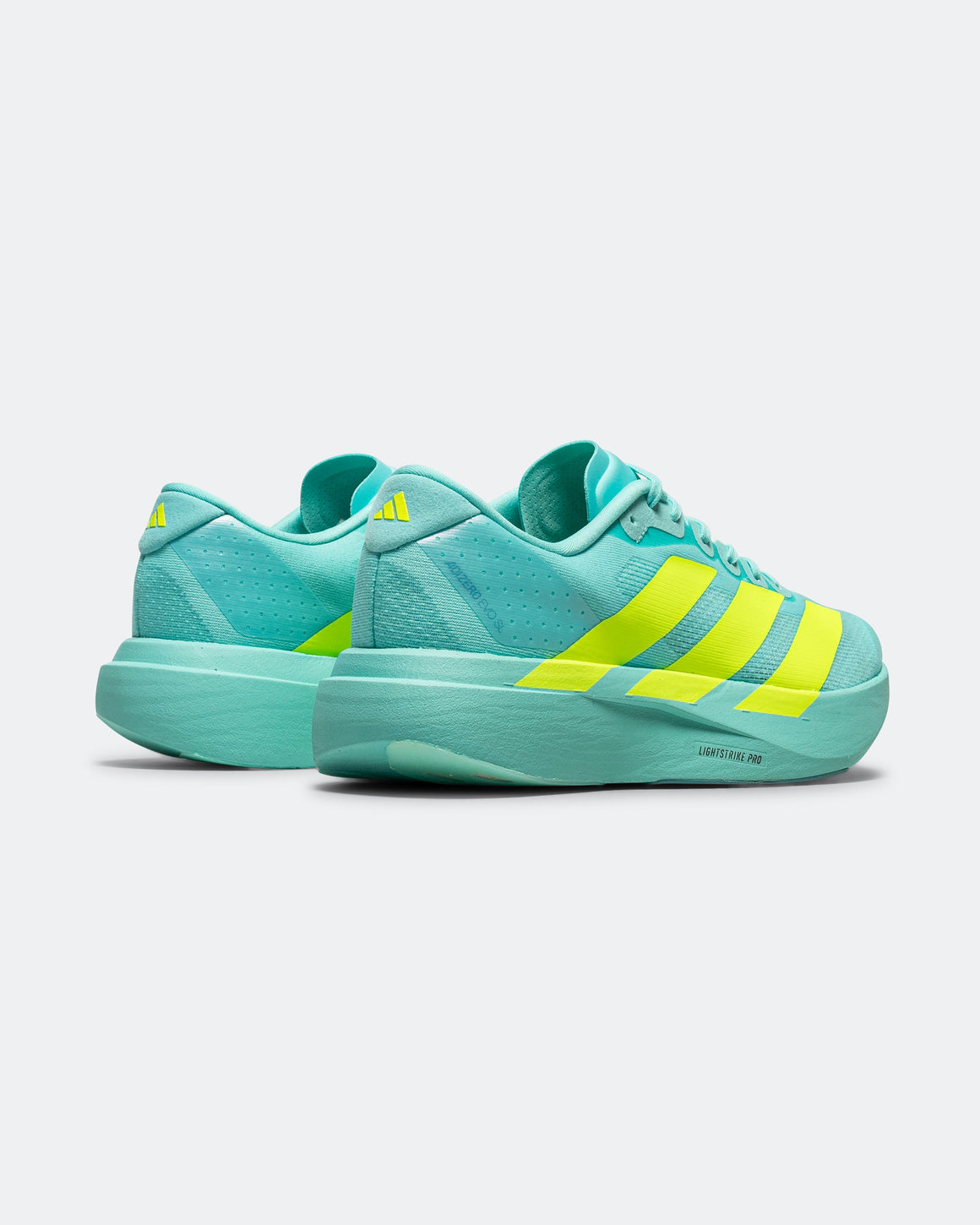 adidas - Mens Adizero Evo SL - Flash Aqua/Lucid Lemon-Mint Ton - Up There Athletics