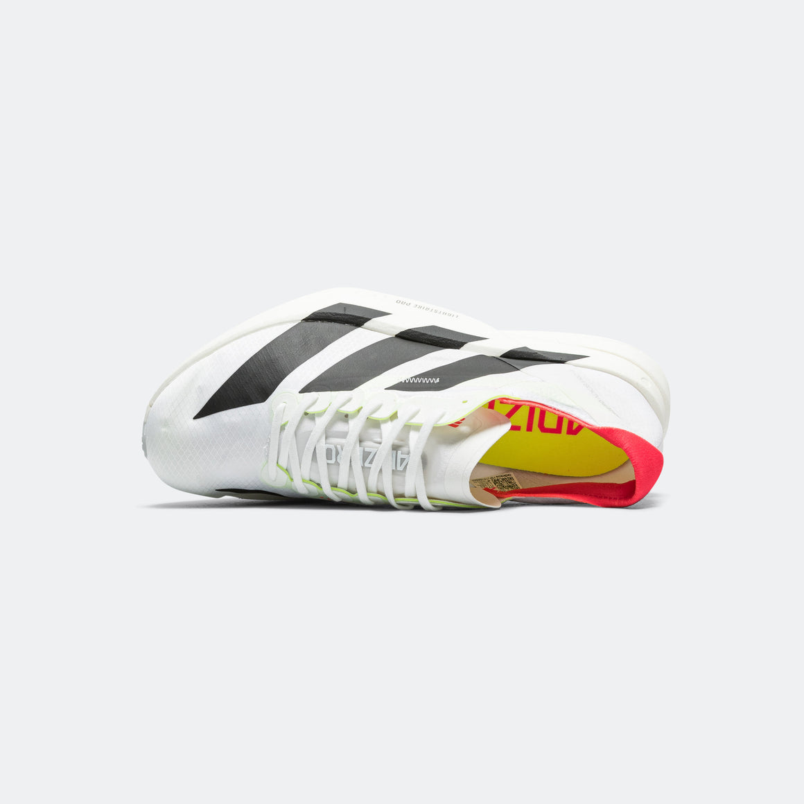 adidas - Mens Adizero Adios Pro 4 - Cloud White/Core Black-Silver Metallic - Up There Athletics