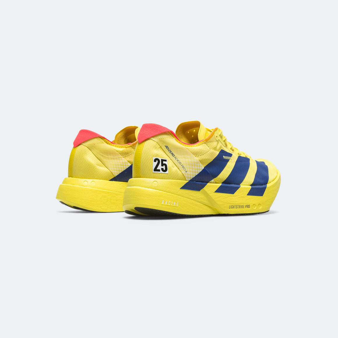 adidas - Womens Adizero Adios Pro 4 - Lucid Blue/Pure Sulfur-Lucid Red - Up There Athletics