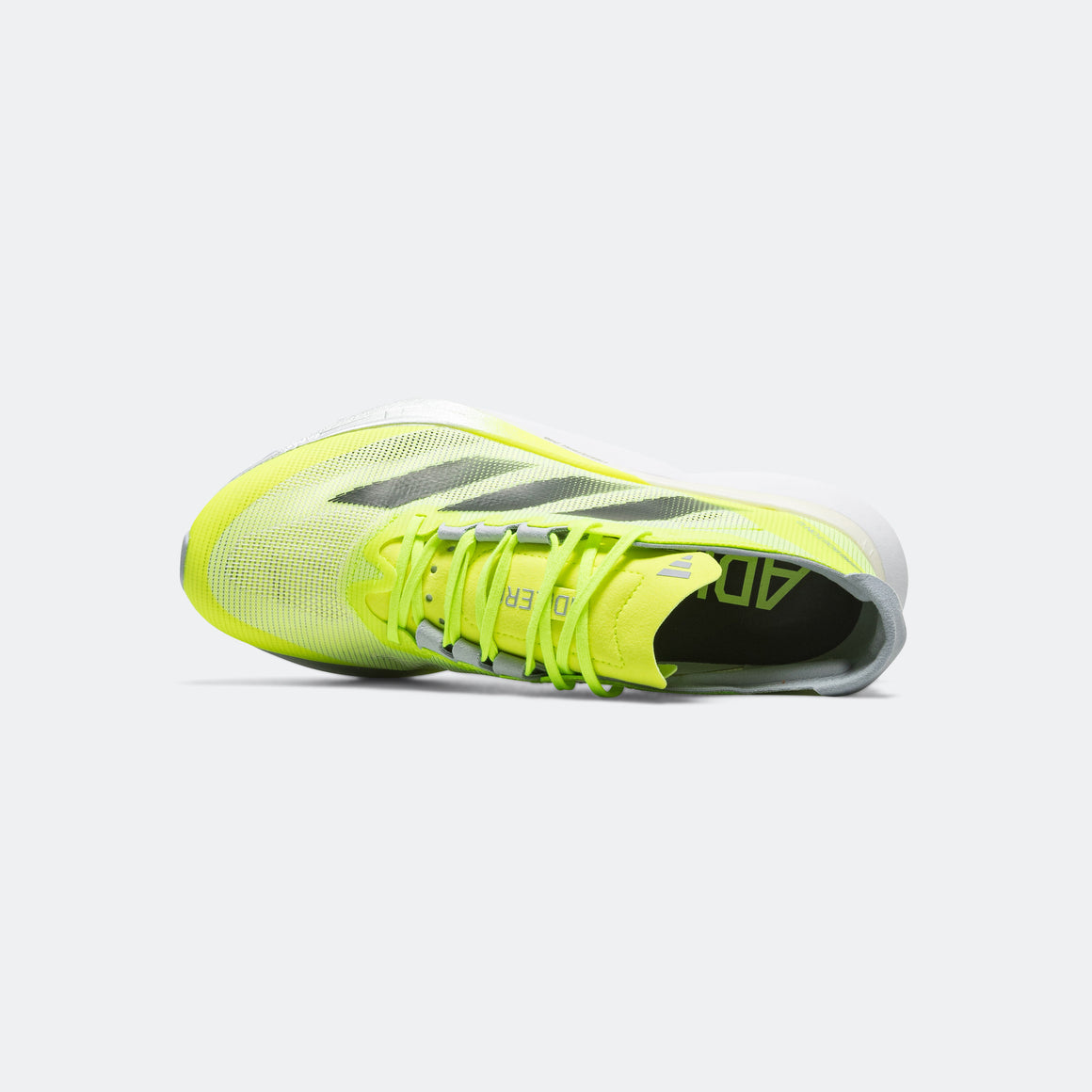 adidas - Mens Adizero Boston 12 - Lucid Lemon/Core Black-Silver Metallic - Up There Athletics