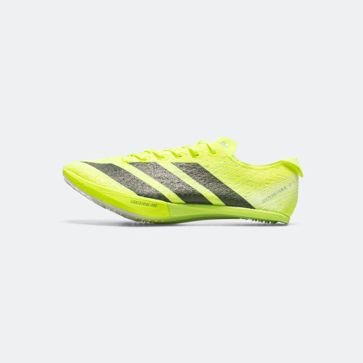 adidas - Unisex Adizero Prime SP 3 Strung - Lucid Lemon/Core Black-Halo Silver - Up There Athletics