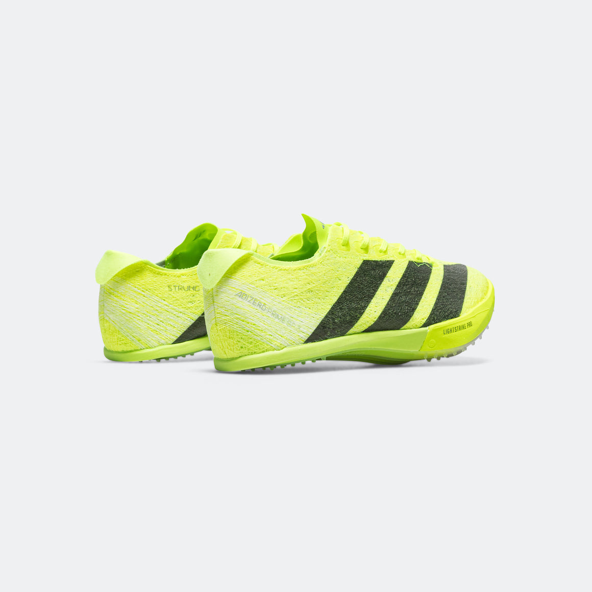 adidas - Unisex Adizero Prime SP 3 Strung - Lucid Lemon/Core Black-Halo Silver - Up There Athletics
