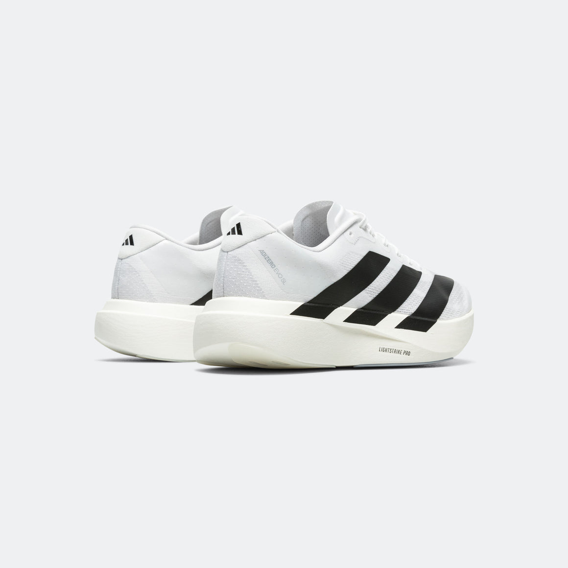 adidas - Mens Adizero Evo SL - Footwear White/Core Black-Footwear White - Up There Athletics