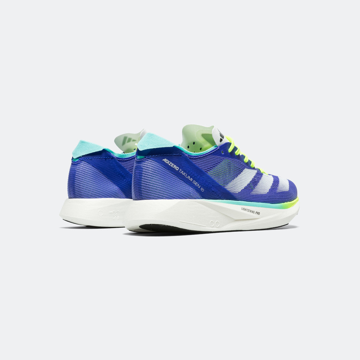 adidas - Womens adizero Takumi Sen 10 - Cobalt Blue/Zero Metalic-Lucid Lemon - Up There Athletics