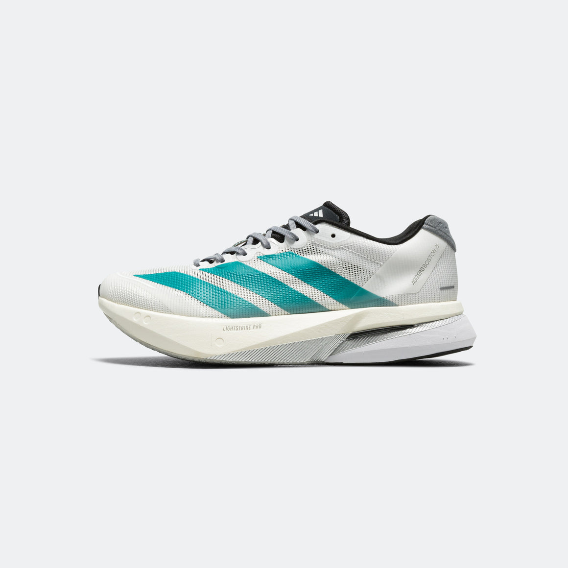 adidas - Mens Adizero Boston 13 EQT - Cloud White/Pure Teal-Grey - Up There Athletics