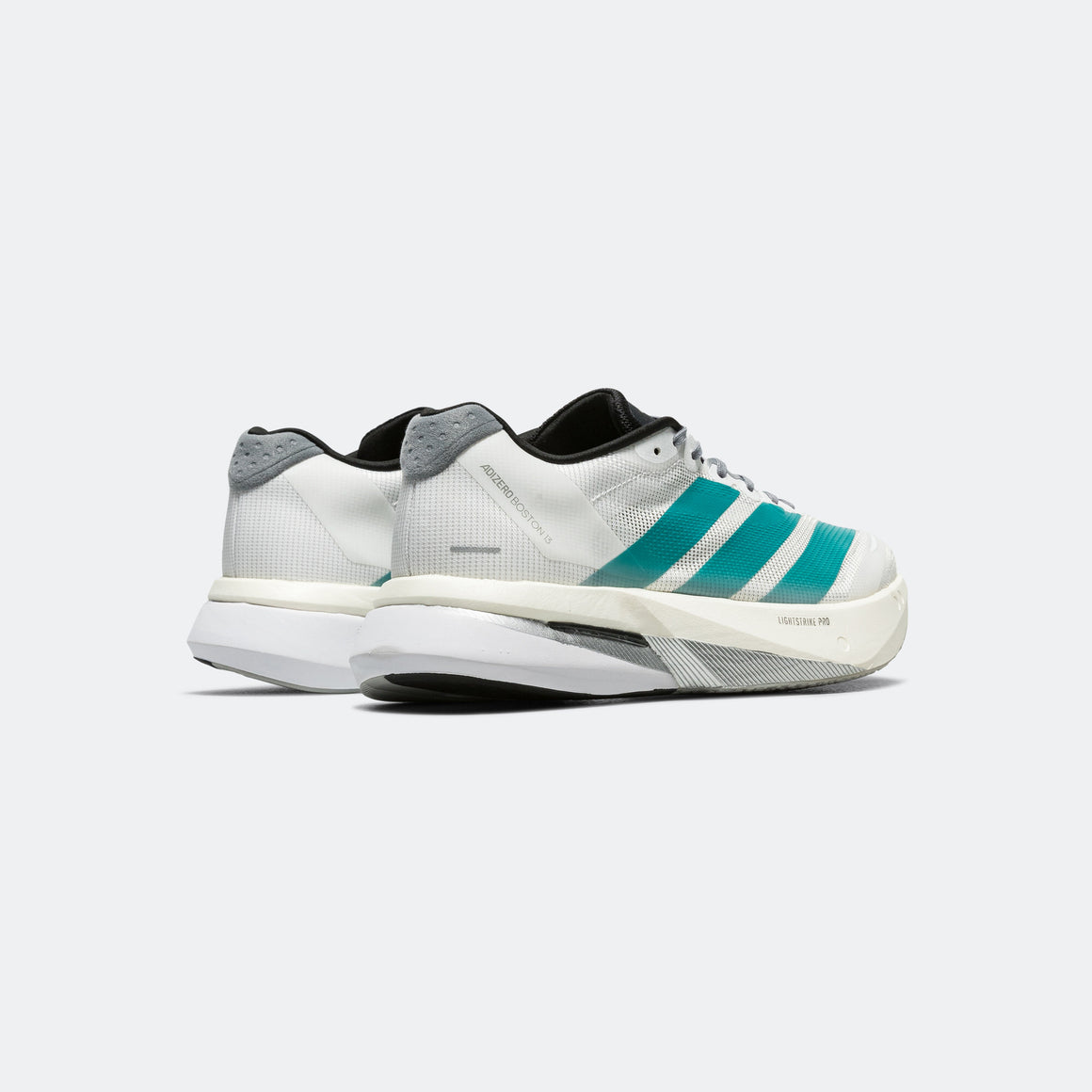 adidas - Mens Adizero Boston 13 EQT - Cloud White/Pure Teal-Grey - Up There Athletics