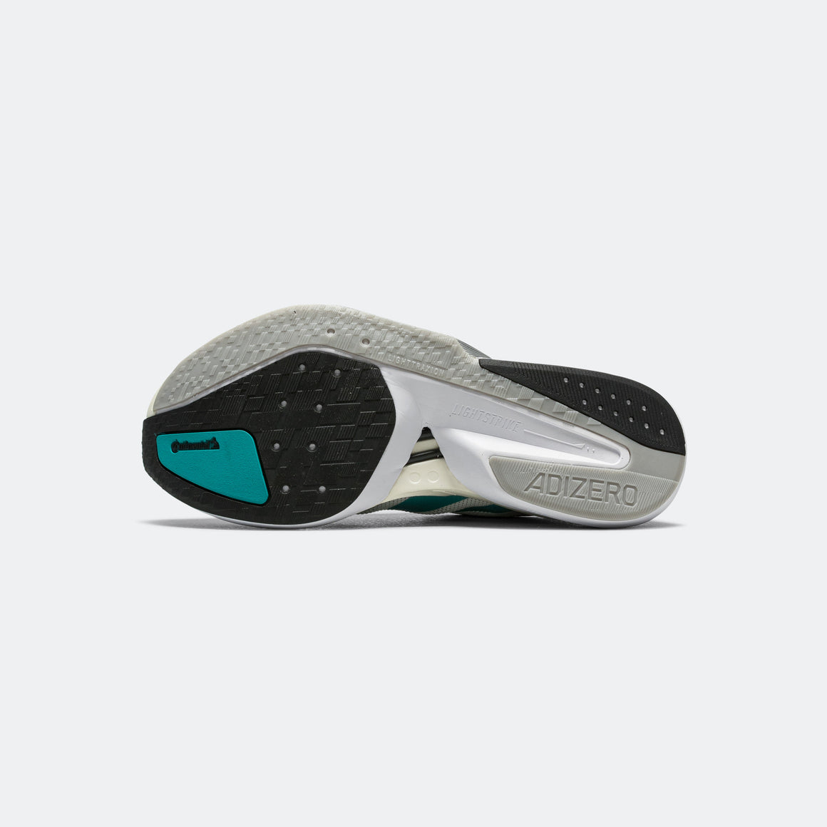 adidas - Mens Adizero Boston 13 EQT - Cloud White/Pure Teal-Grey - Up There Athletics