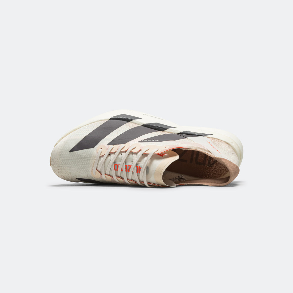 adidas - Mens Adizero Adios Pro 4 - Chalk White/Grey Strata-Impact Orange - Up There Athletics