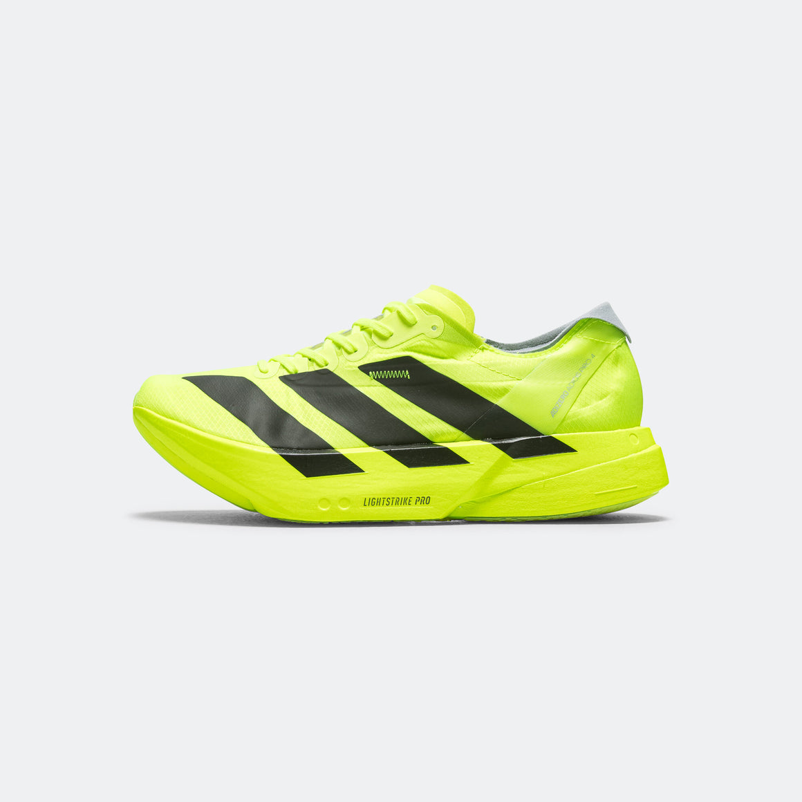 adidas - Mens Adizero Adios Pro 4 - Lucid Lemon/Core Black-Halo Silver - Up There Athletics