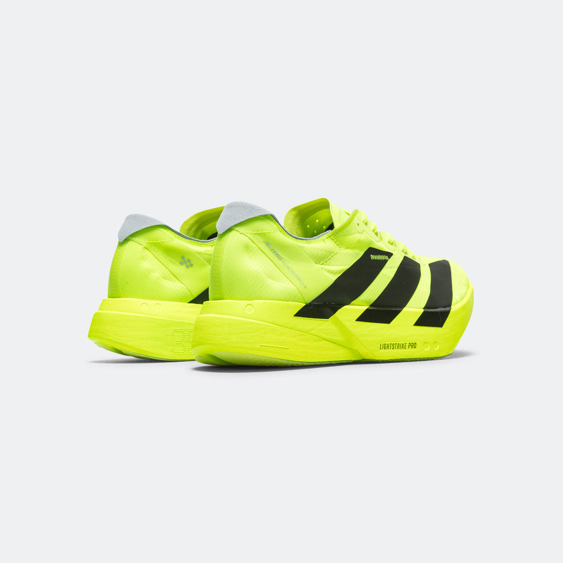 adidas - Mens Adizero Adios Pro 4 - Lucid Lemon/Core Black-Halo Silver - Up There Athletics