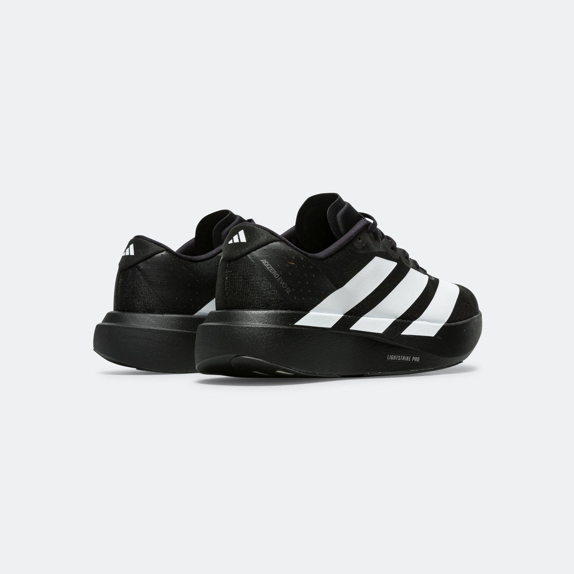 adidas - Mens Adizero Evo SL - Core Black/Footwear White-Core Black - Up There Athletics