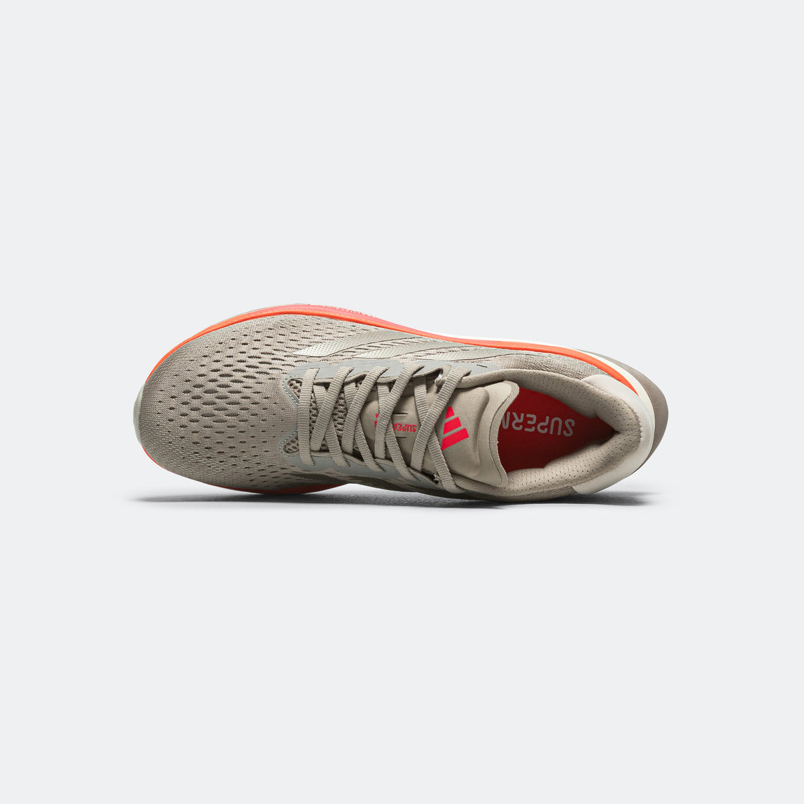 adidas - Mens Supernova Prima - Putty Beige/Cyber Metallic-Lucid Red - Up There Athletics