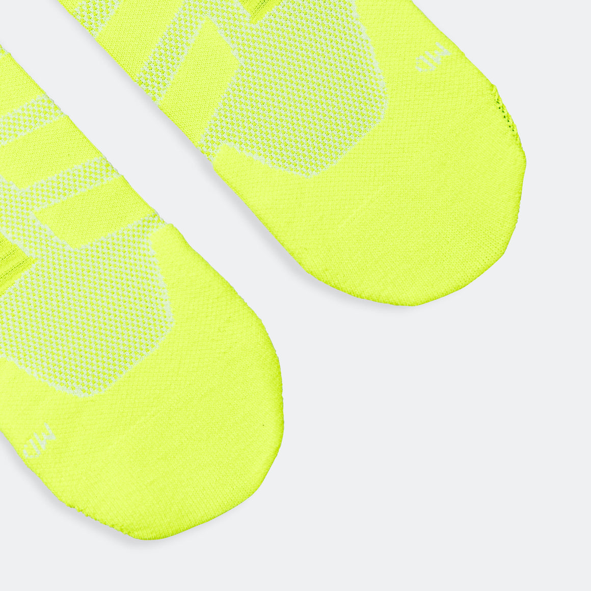 adidas - RunxAdizero Socks - White/Lucid Lemon - Up There Athletics