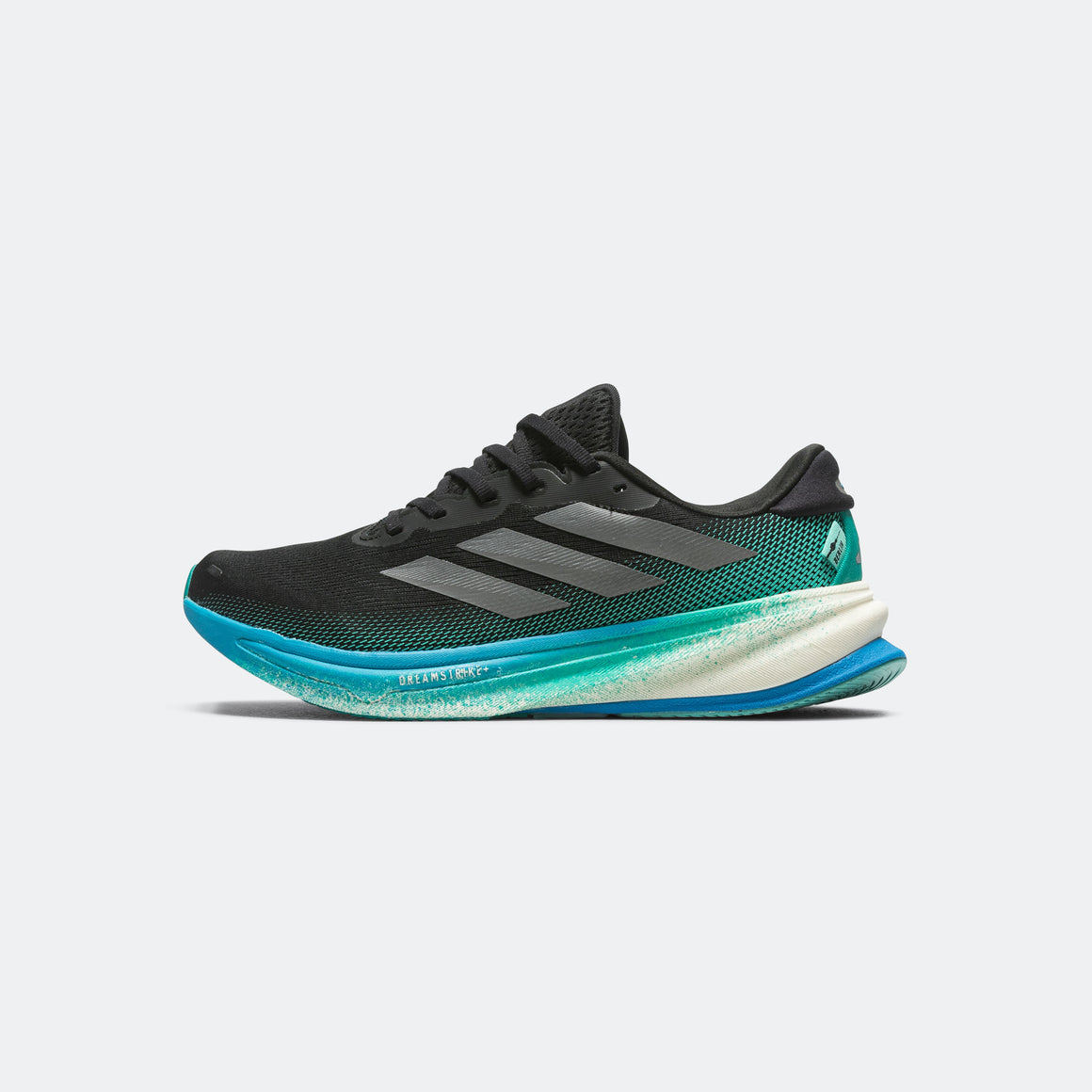 adidas - Mens Supernova Rise 2 - Core Black/Iron Metallic-Glory Green - Up There Athletics