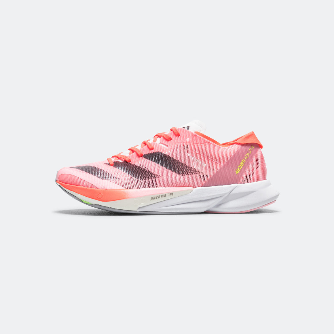 adidas - Womens Adizero Adios 8 - Pink Spark/Aurora Metallic - Up There Athletics