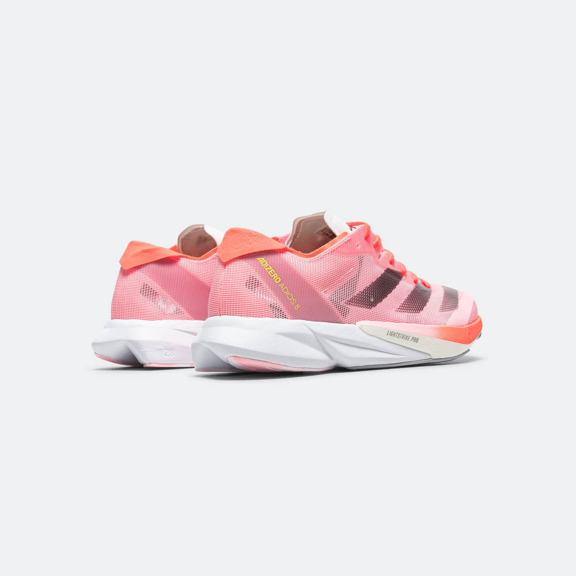 adidas - Womens Adizero Adios 8 - Pink Spark/Aurora Metallic - Up There Athletics