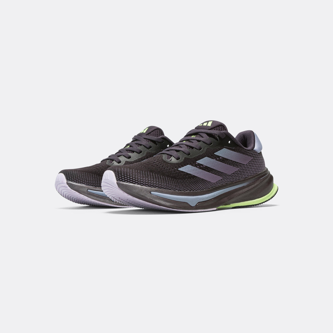 adidas - Womens Supernova Rise - Aurora Black/Violet-Green Spark - Up There Athletics