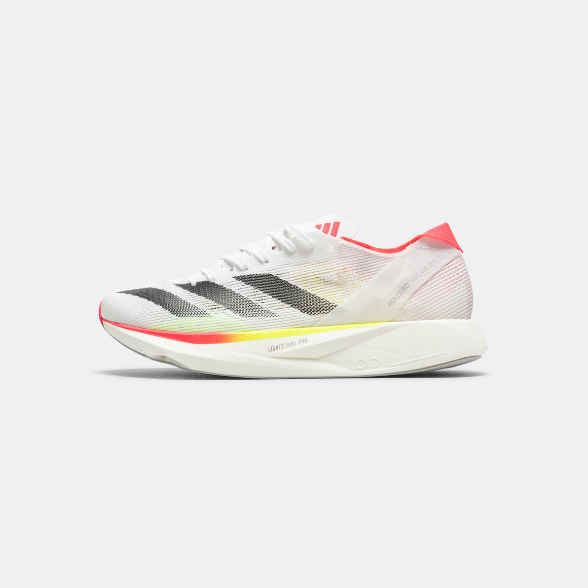 adidas - Mens Takumi Sen 10 - Footwear White/Core Black-Lucid Red - Up There Athletics