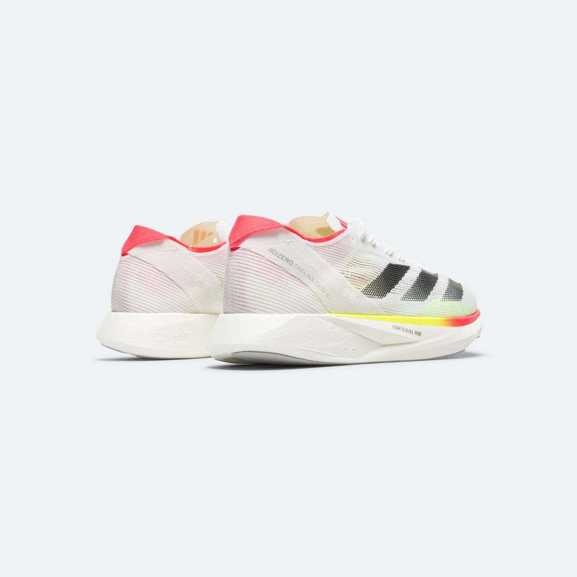 adidas - Mens Takumi Sen 10 - Footwear White/Core Black-Lucid Red - Up There Athletics