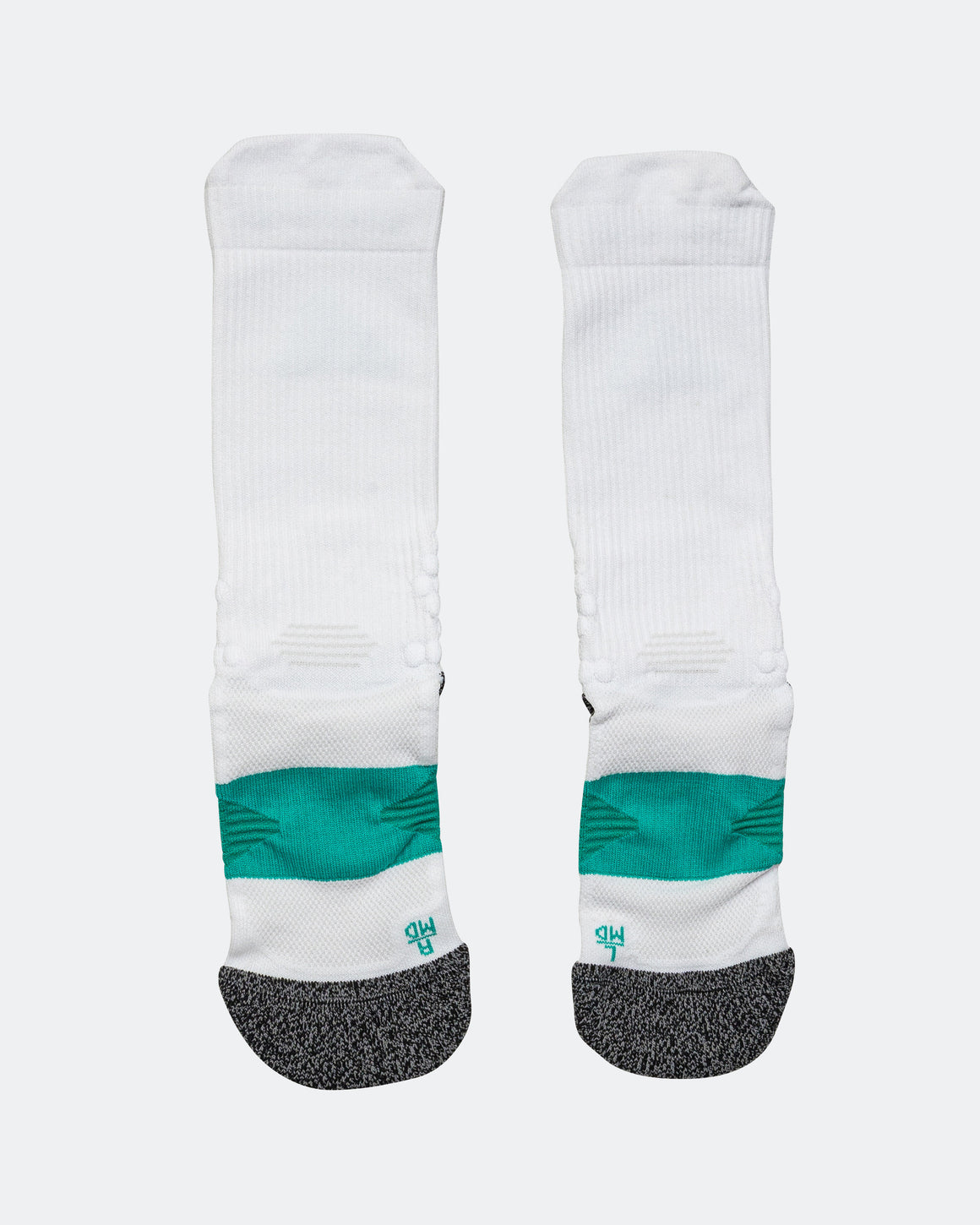 adidas - RunxBoost Socks 1 Pair - White/Pure Teal - Up There Athletics