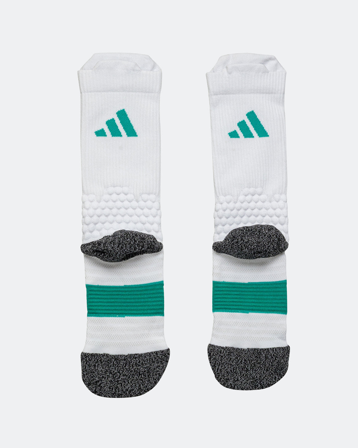 adidas - RunxBoost Socks 1 Pair - White/Pure Teal - Up There Athletics