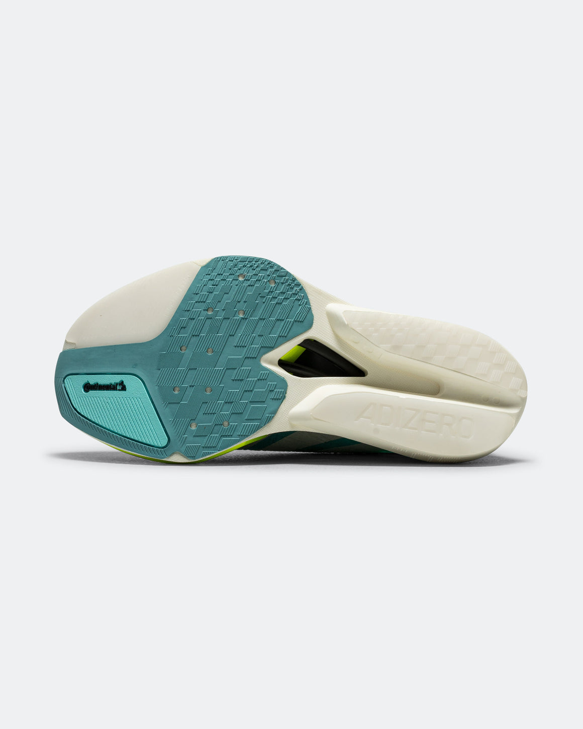 adidas - Unisex Adizero Prime X3 Strung - Flash Aqua/Zero Metalic-Lucid Lemon - Up There Athletics