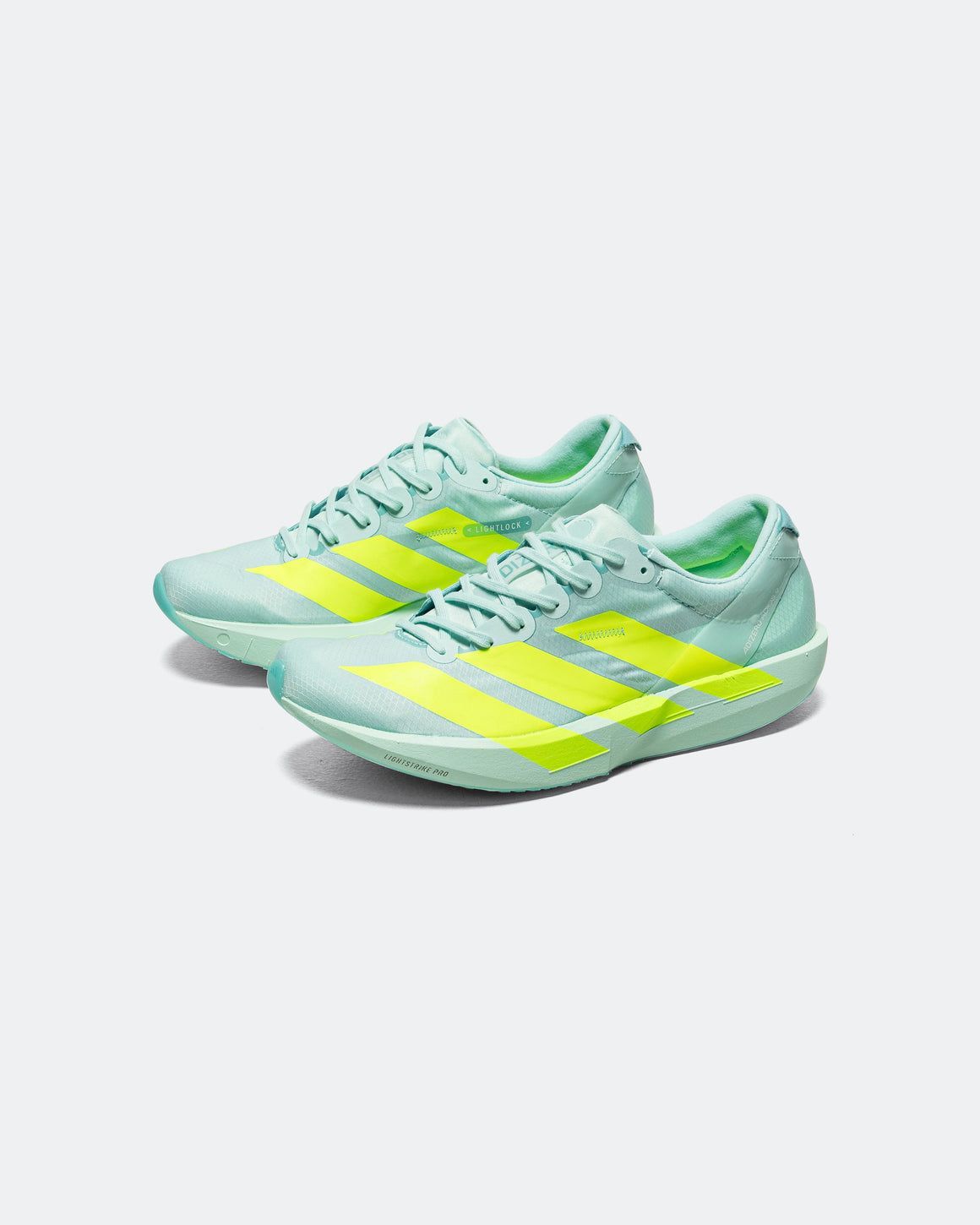 adidas - Womens Adizero Adios 9 - Semi Flash Aqua/Lucid Lemon-Mint Ton - Up There Athletics