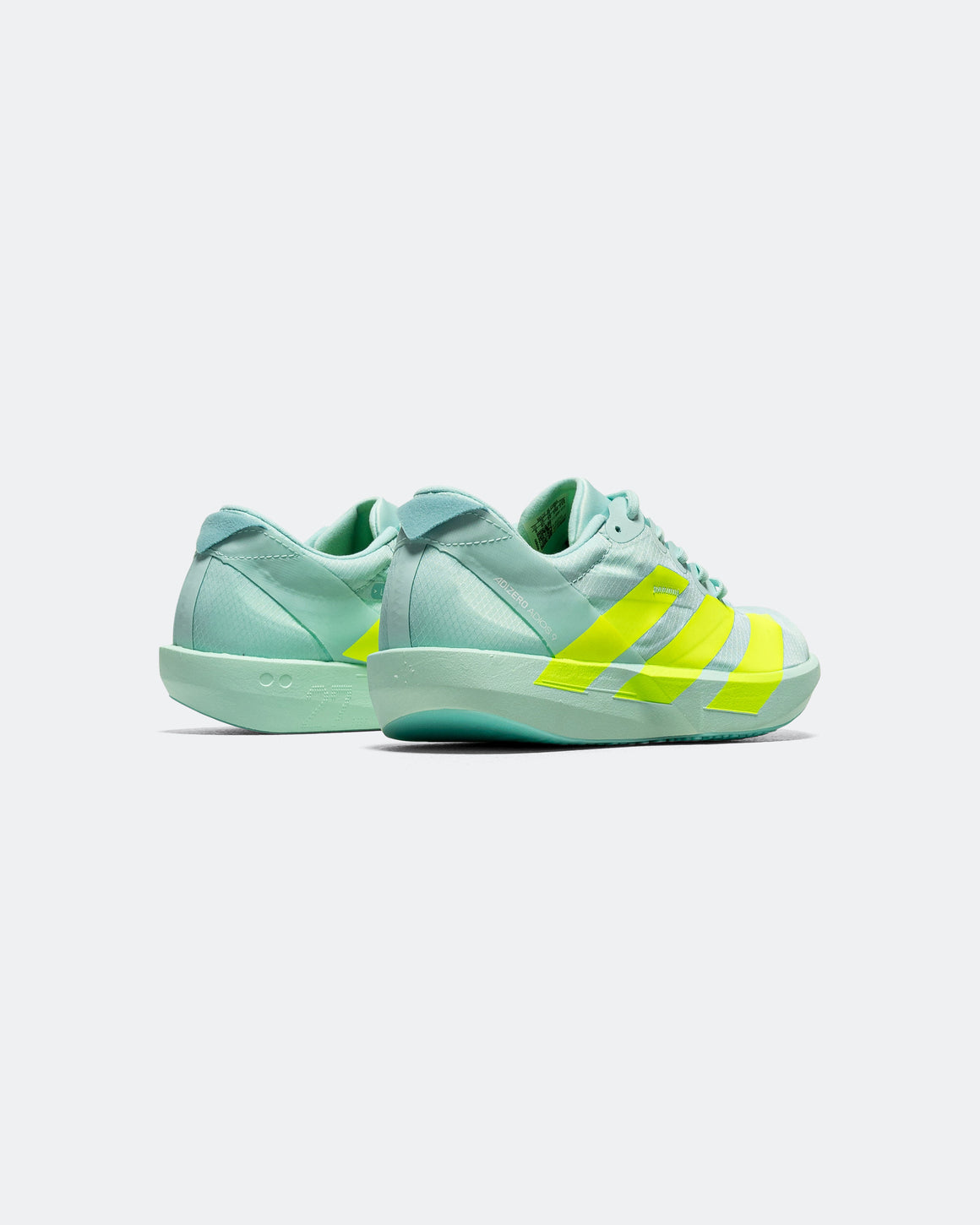 adidas - Womens Adizero Adios 9 - Semi Flash Aqua/Lucid Lemon-Mint Ton - Up There Athletics