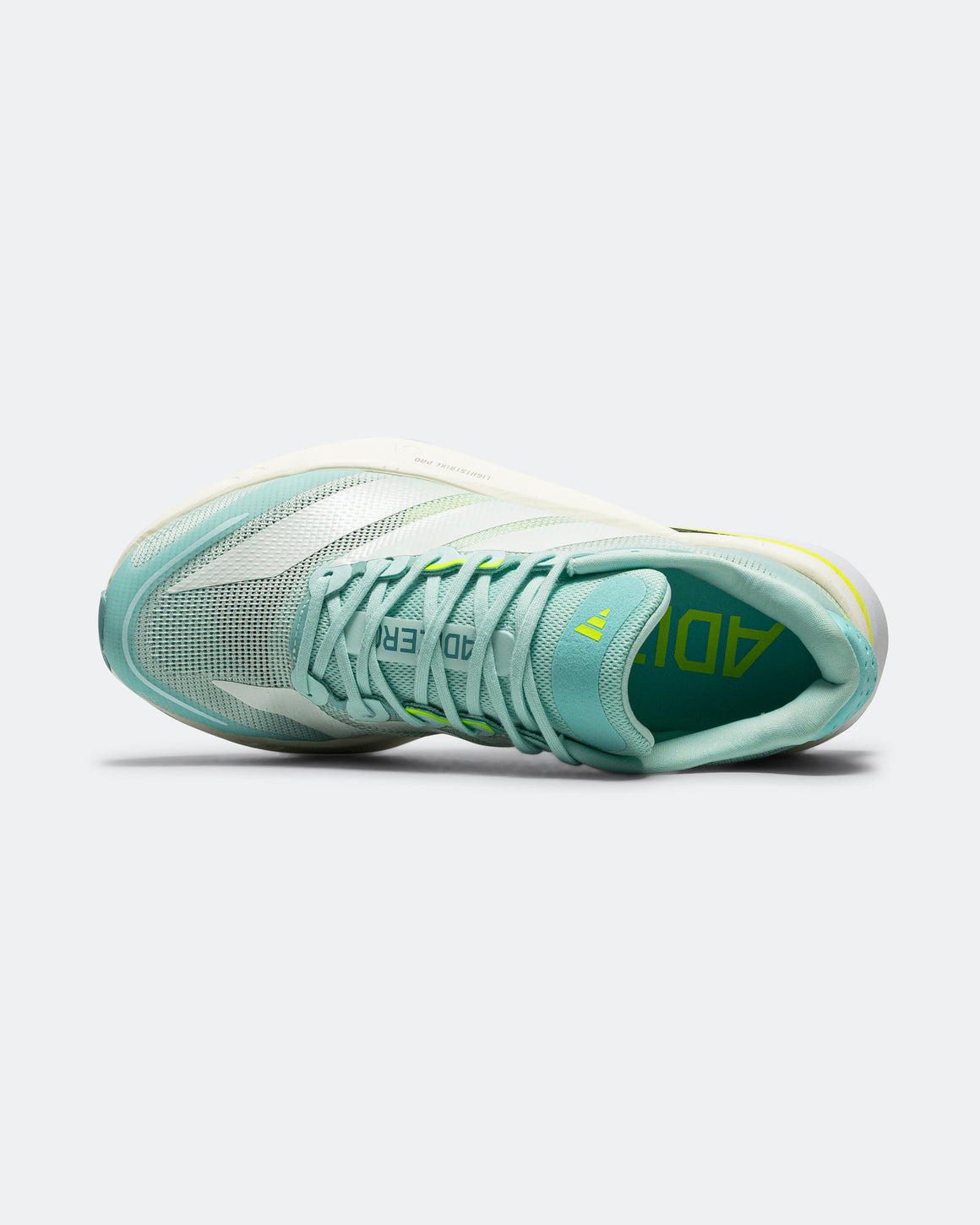 adidas - Womens Adizero Boston 13 - Semi Flash Aqua/Zero Metallic-Lucid Lemon - Up There Athletics