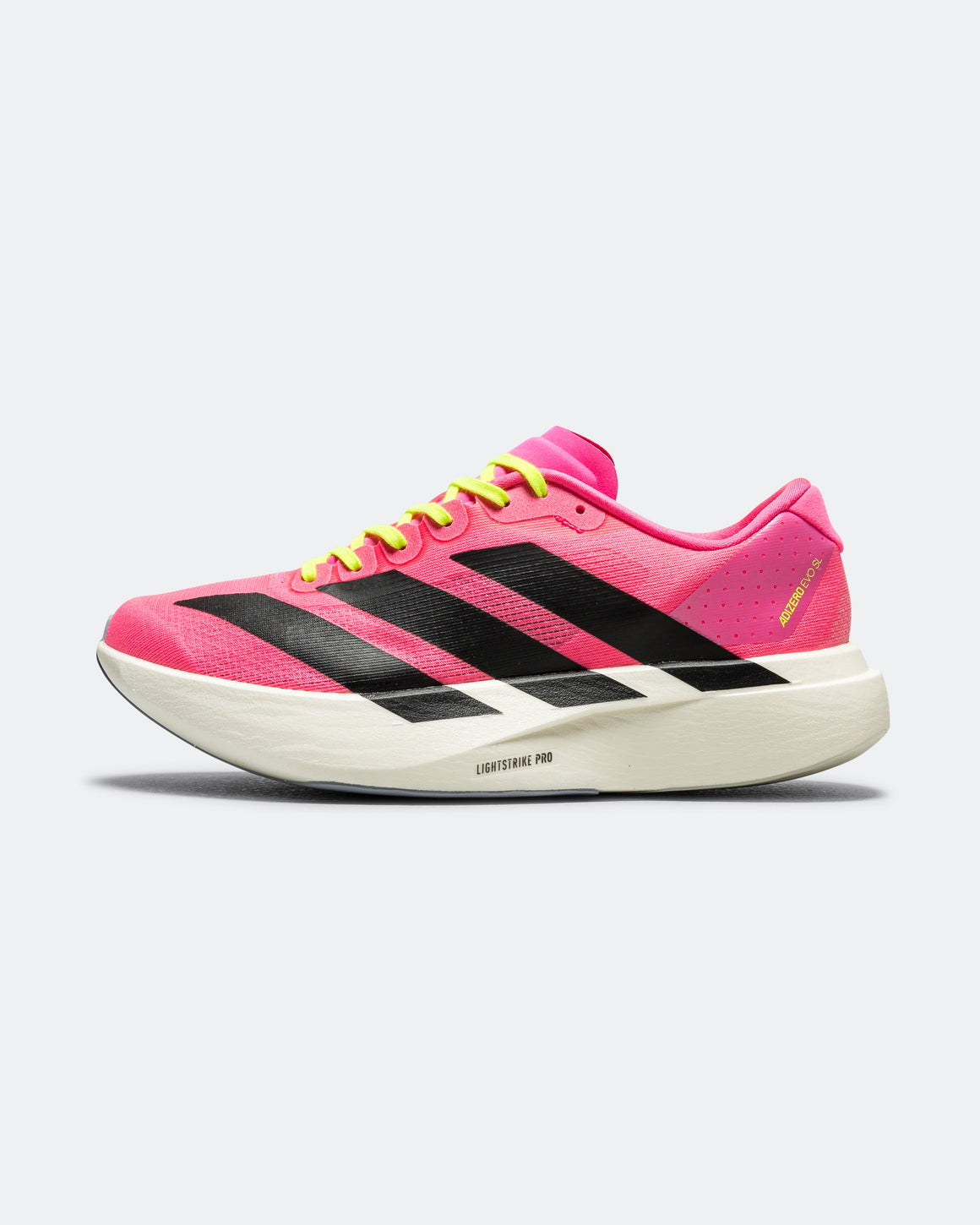 adidas - Womens Adizero Evo SL - Lucid Pink/Core Black-Footwear White - Up There Athletics