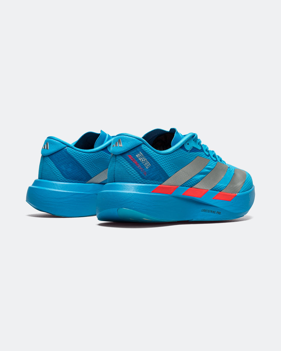 adidas - Mens Adizero Evo SL Woven - Solar Blue/Silver Metallic-Lucid