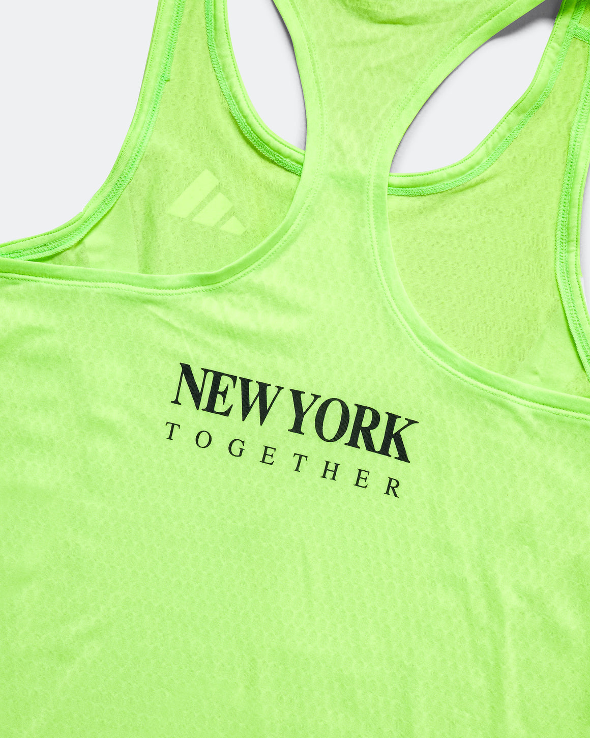 adidas - Womens Adizero NYC Running Singlet - Lime Burst - Up There Athletics