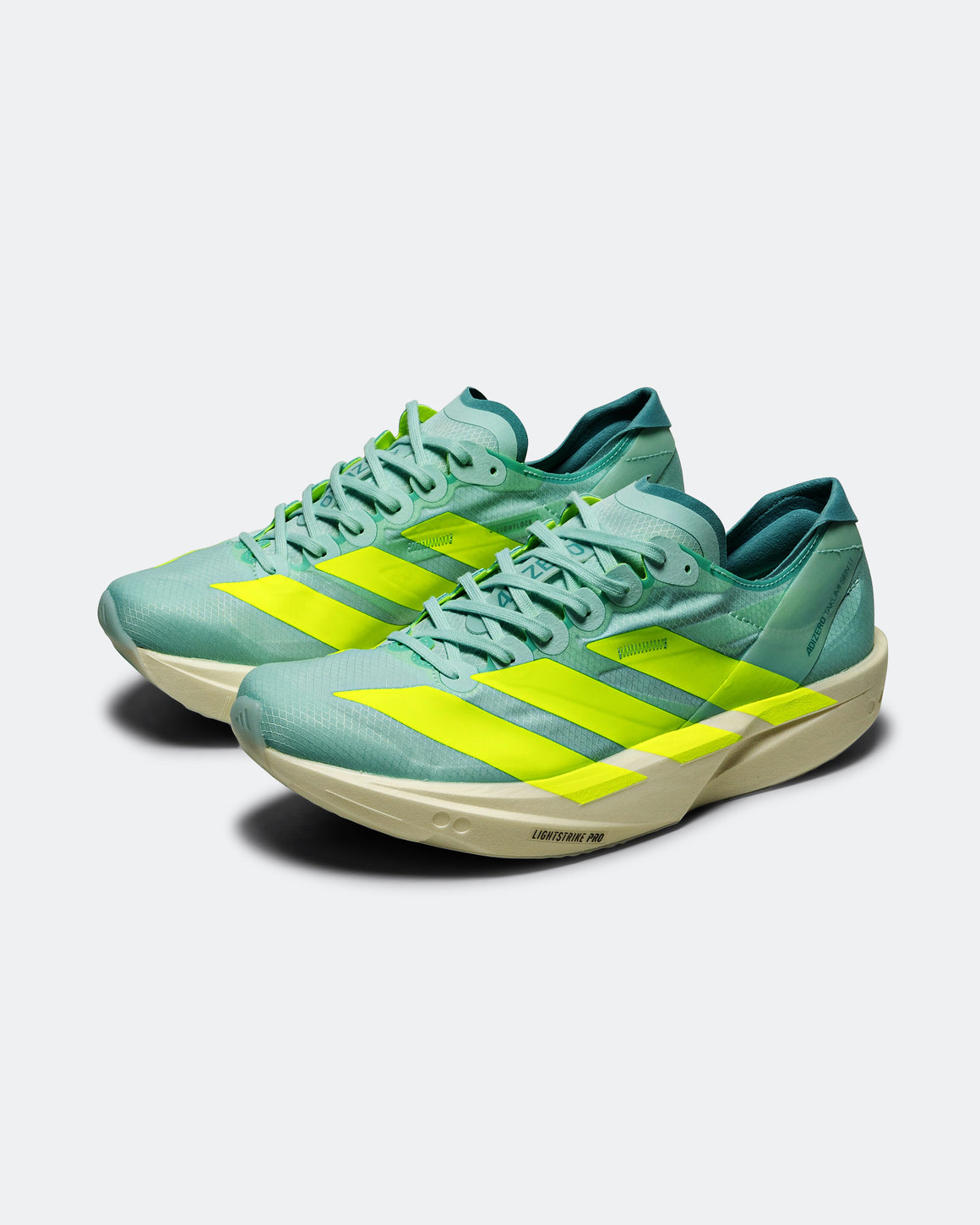 adidas - Womens Adizero Takumi Sen 11 - Semi Flash Aqua/Lucid Lemon/Flash Aqua - Up There Athletics