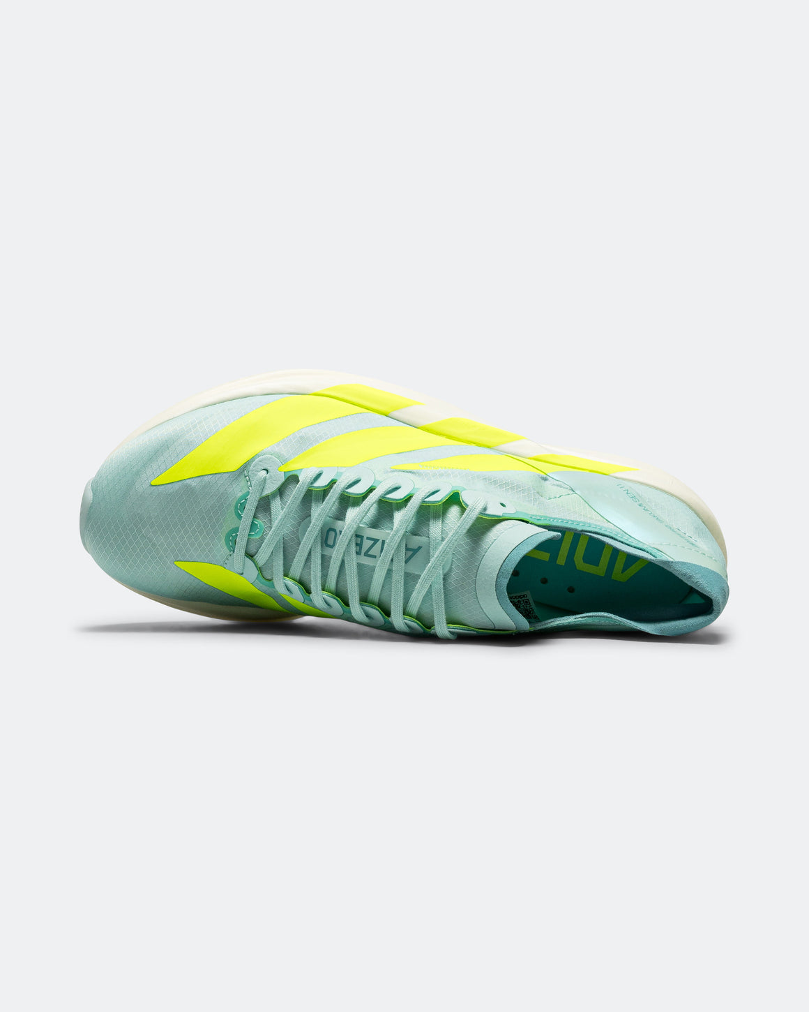 adidas - Womens Adizero Takumi Sen 11 - Semi Flash Aqua/Lucid Lemon/Flash Aqua - Up There Athletics