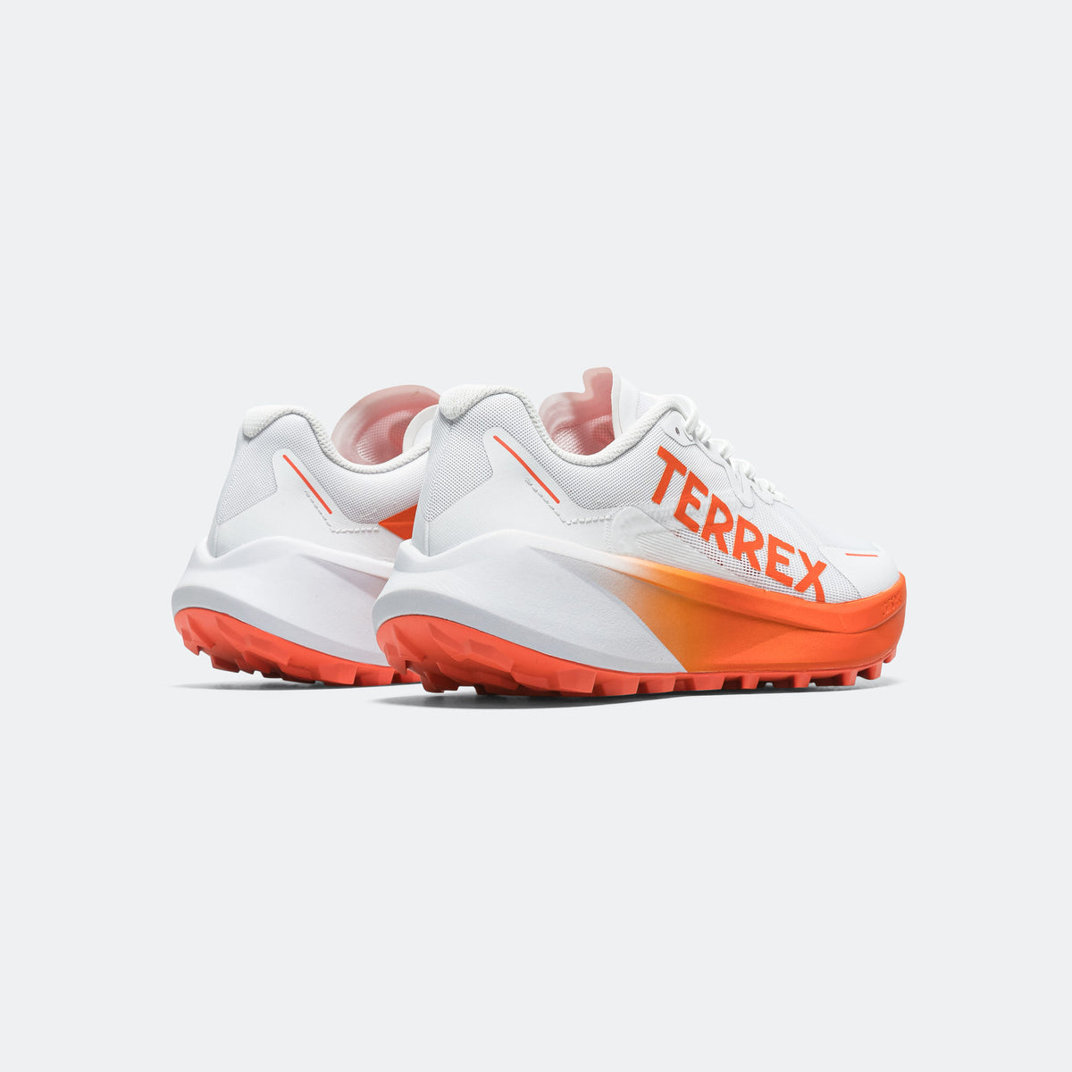 Mens Terrex Agravic Cloud White/Semi Impact Orange-Dash Grey