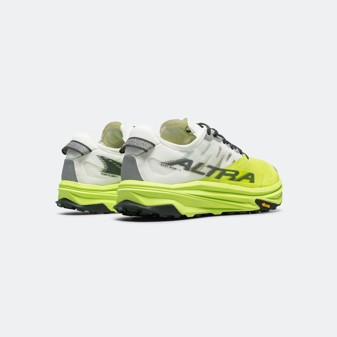 Altra - Mens Mont Blanc Carbon - White/Lime - Up There Athletics