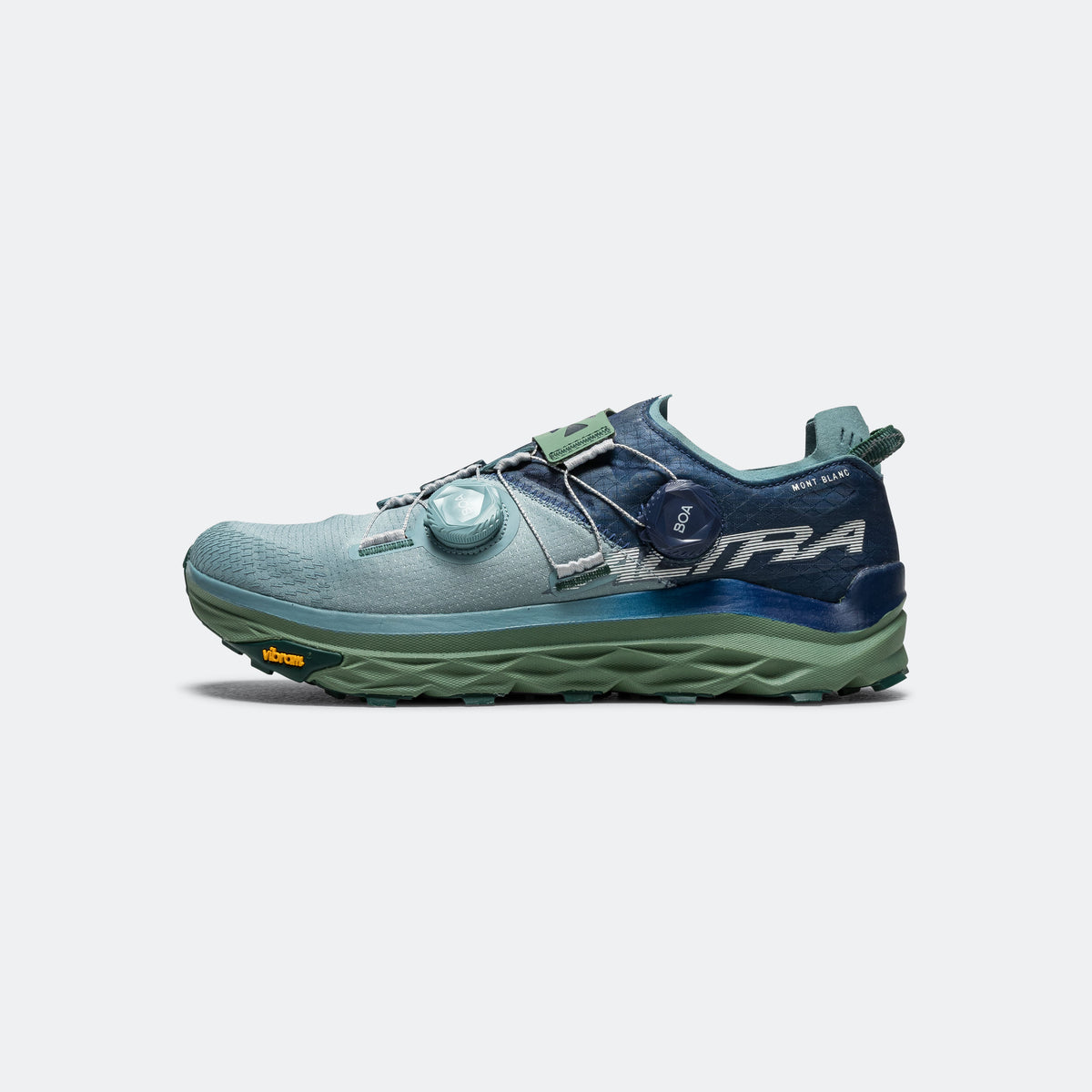 Mens Mont Blanc Boa - Green/Blue | Up There Athletics