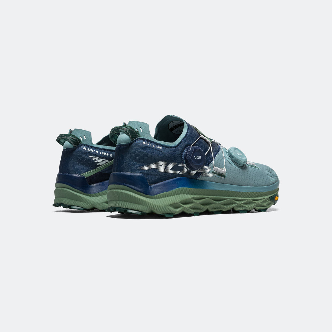 Altra - Womens Mont Blanc Boa - Green/Blue - Up There Athletics